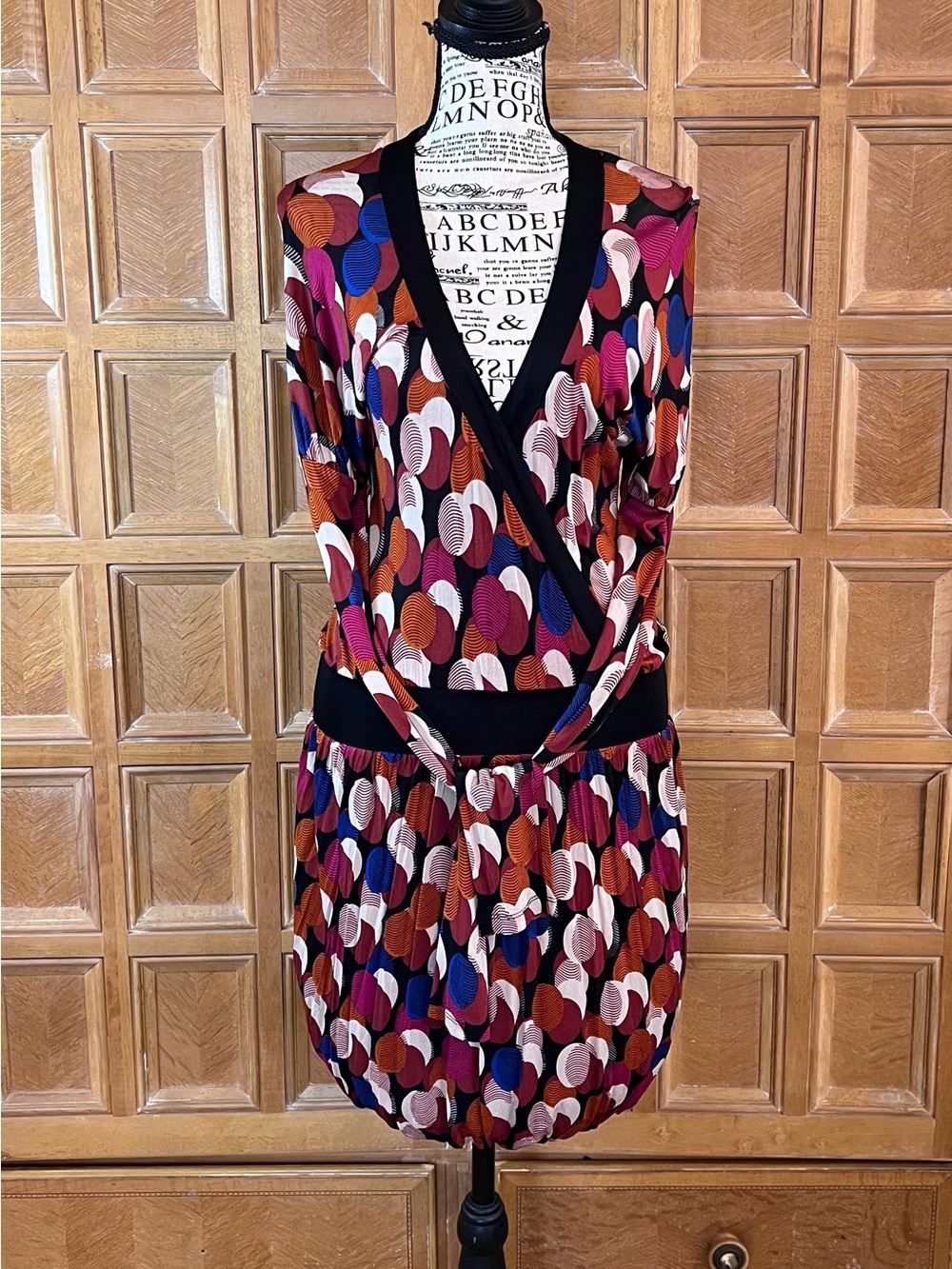 Patrizia Pepe Women’s Made in Italy Printed Bubble Hem Dress Size 0